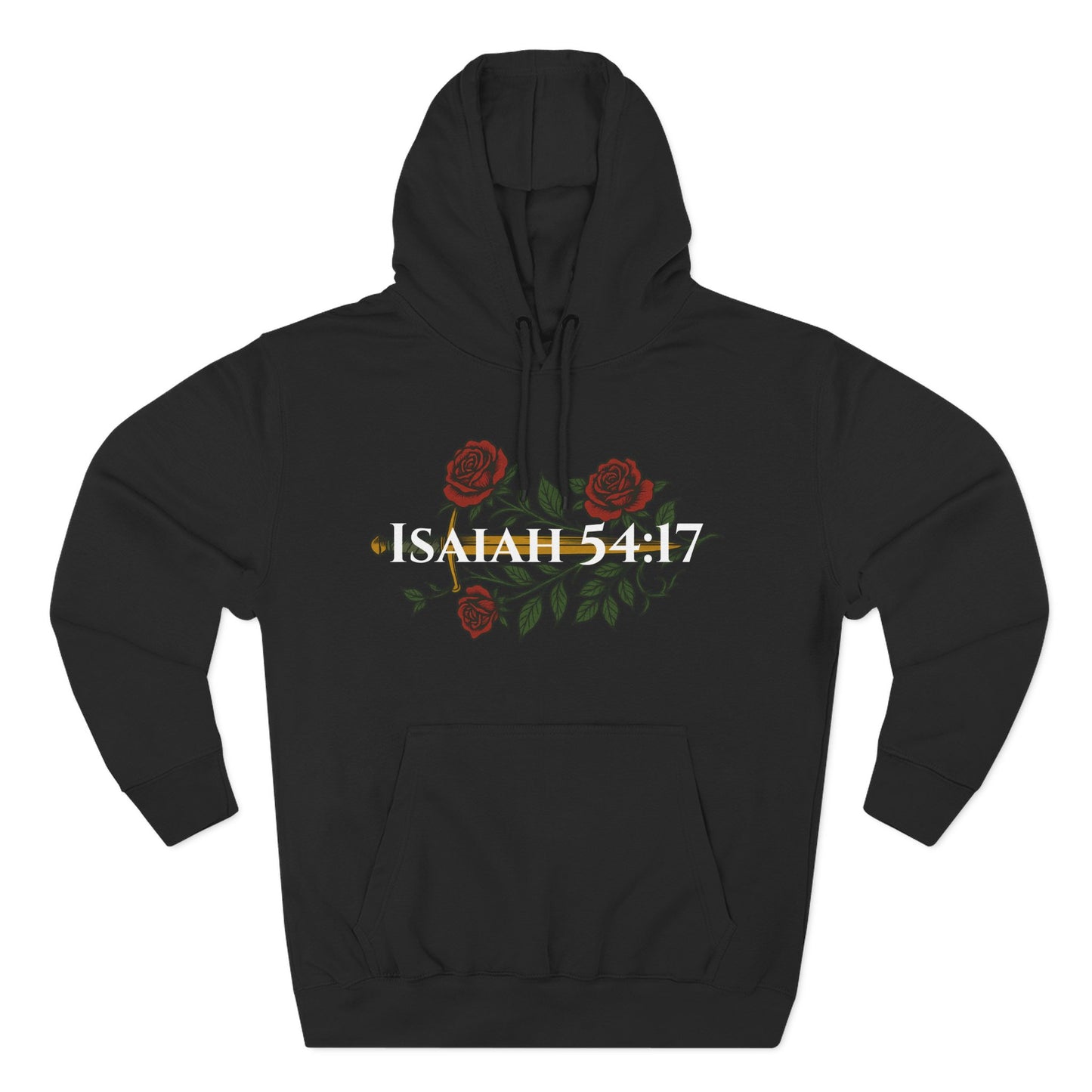 Inspirational Fleece Hoodie with Biblical Quotes, Cozy Christian Sweatshirt, Faith-Based Gift, Religious Apparel, Bible Verse Hoodie