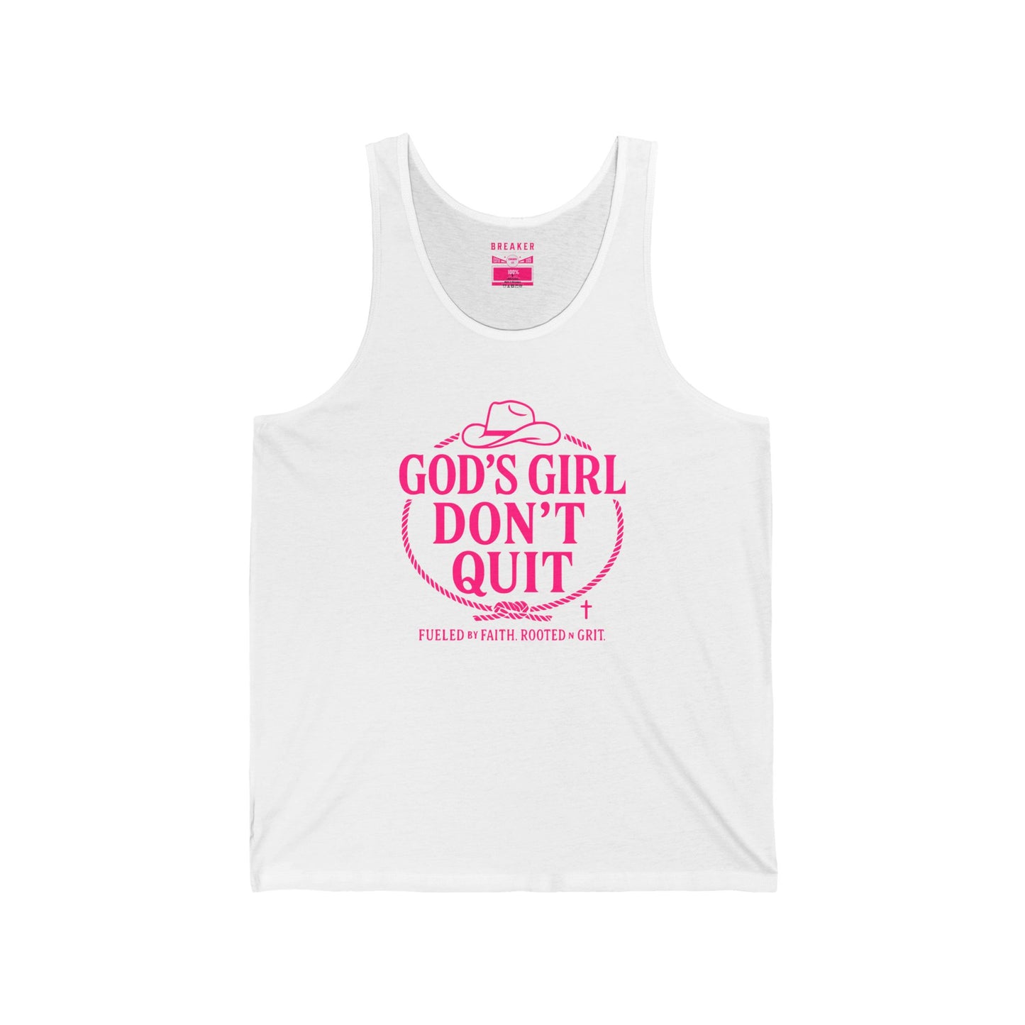 Tank Top - 'God's Girl Don't Quit