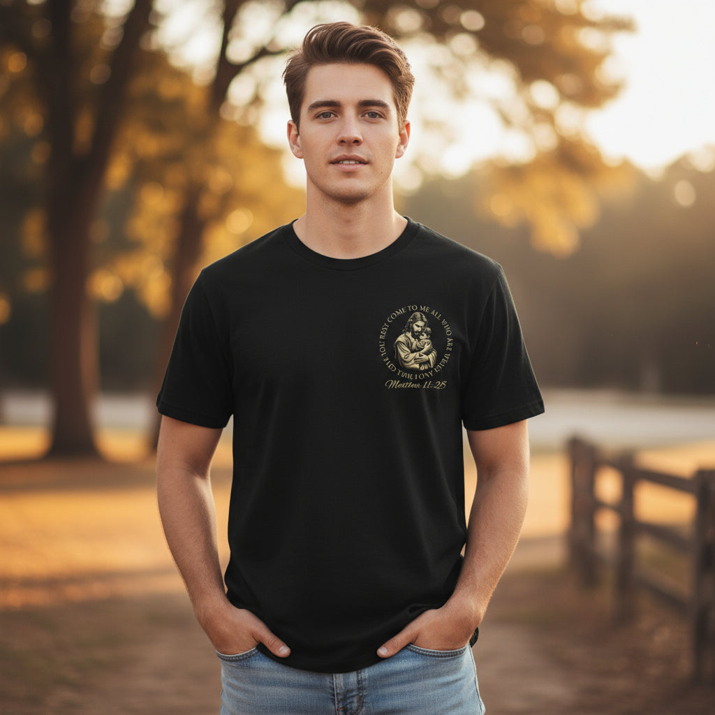 Strengthen Your Faith | Matthew 11:28 Tee