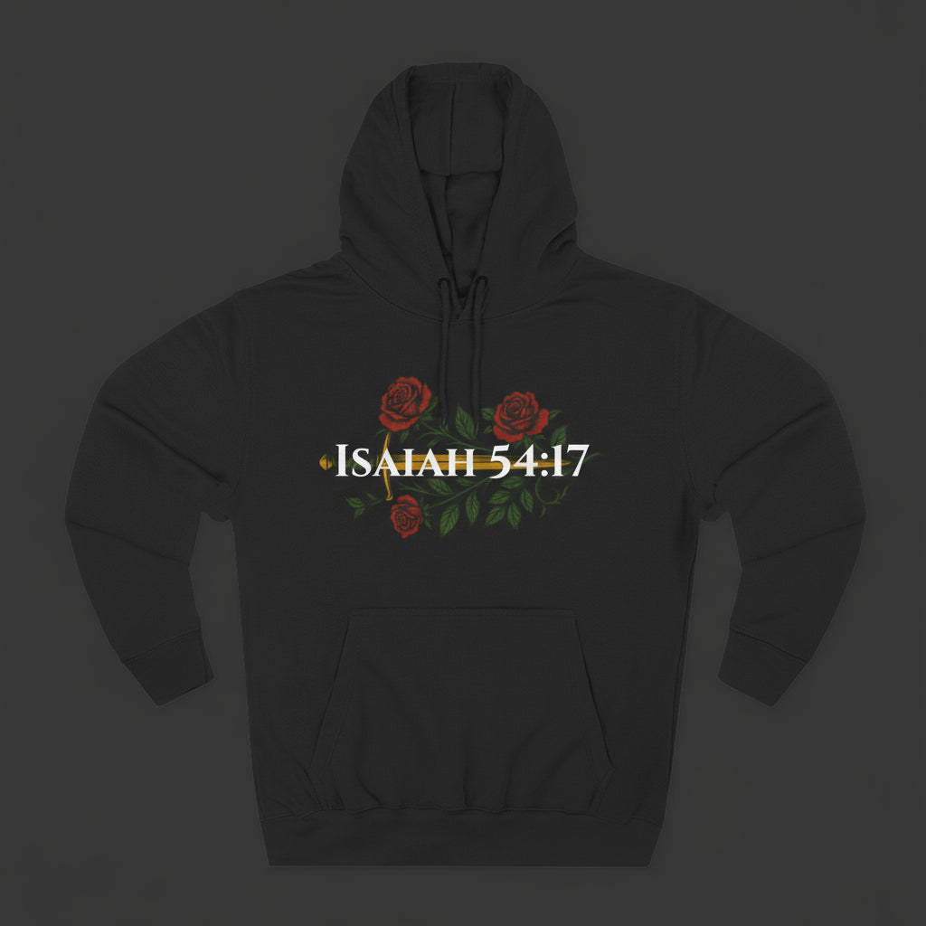 Inspirational Fleece Hoodie with Biblical Quotes, Cozy Christian Sweatshirt, Faith-Based Gift, Religious Apparel, Bible Verse Hoodie