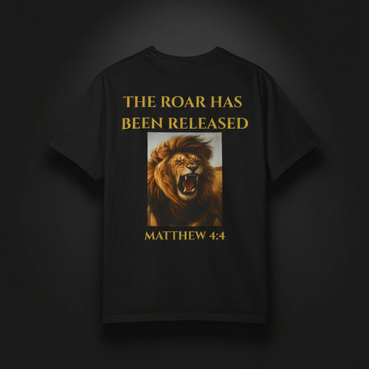 The Roar Has Been Released —  First Edition Drop Inspired By Matther 4:4